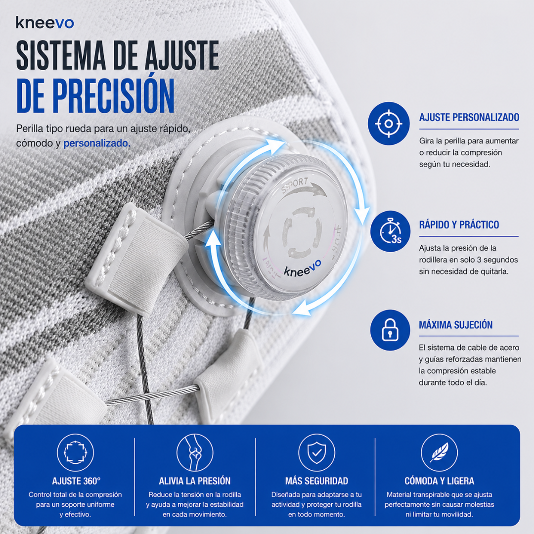 Rodillera de Compresión Ajustable